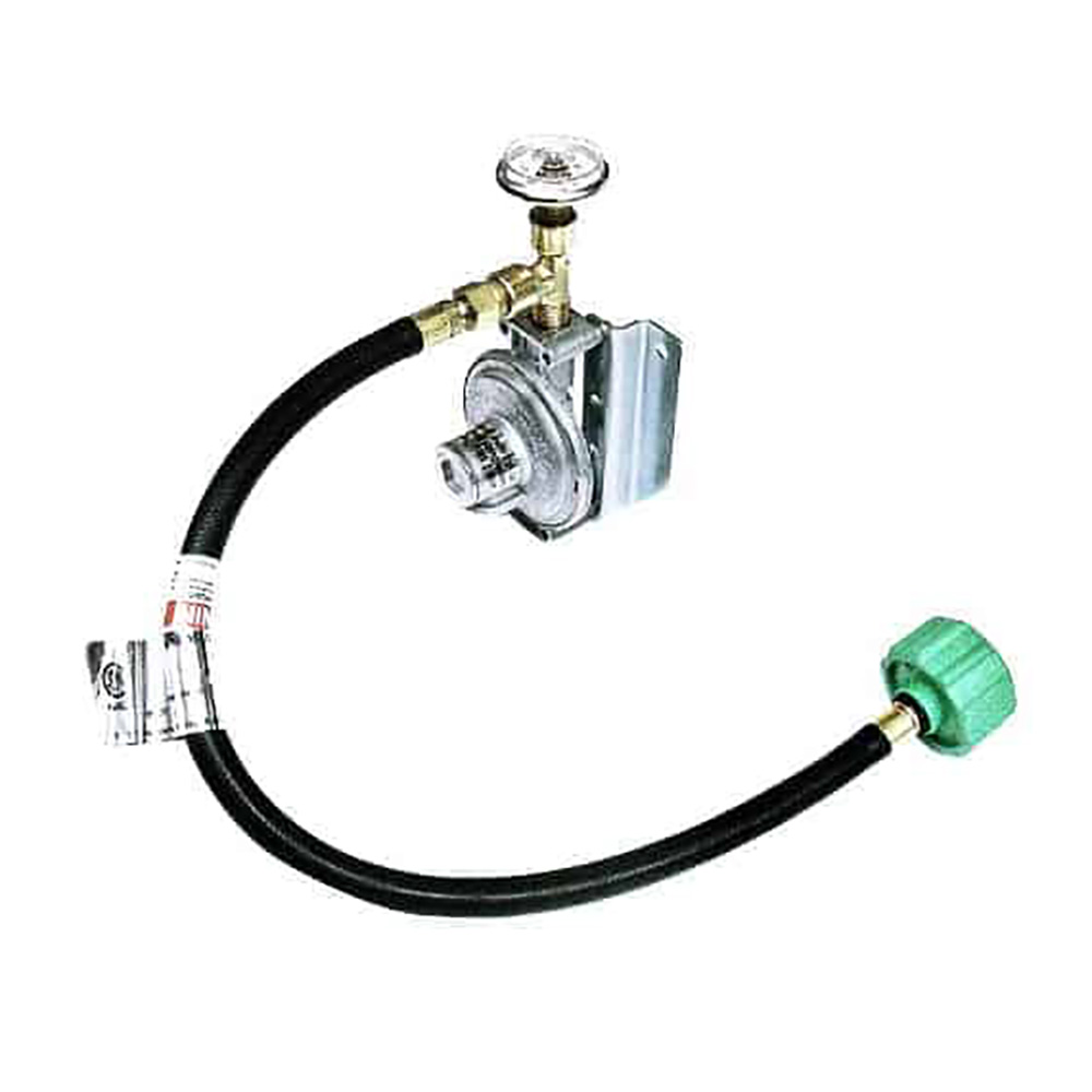 Trident Marine Single Stage Regulator w/300 PSI Gauge &amp; 20" Pigtail w/Wall Mount