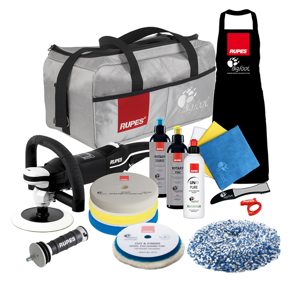 Rupes Rotary Polisher Bigfoot LH19E Complete Kit