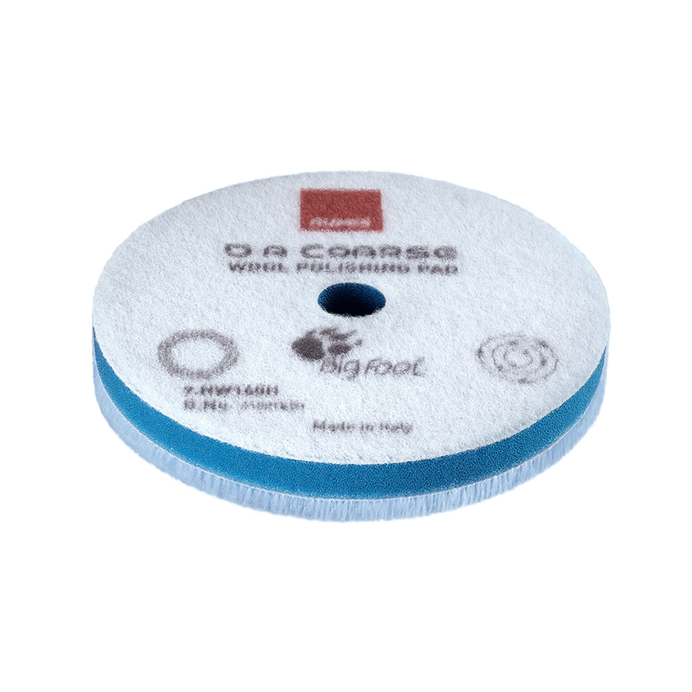 Rupes D-a Coarse Wool Polishing Pad 160 mm - Blue