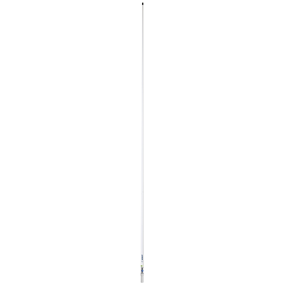 Scout 8' QuickFit White VHF Antenna w/5M Cable + FME Quick 6 Foam Filled 6db Solid Brass &amp; Copper Element