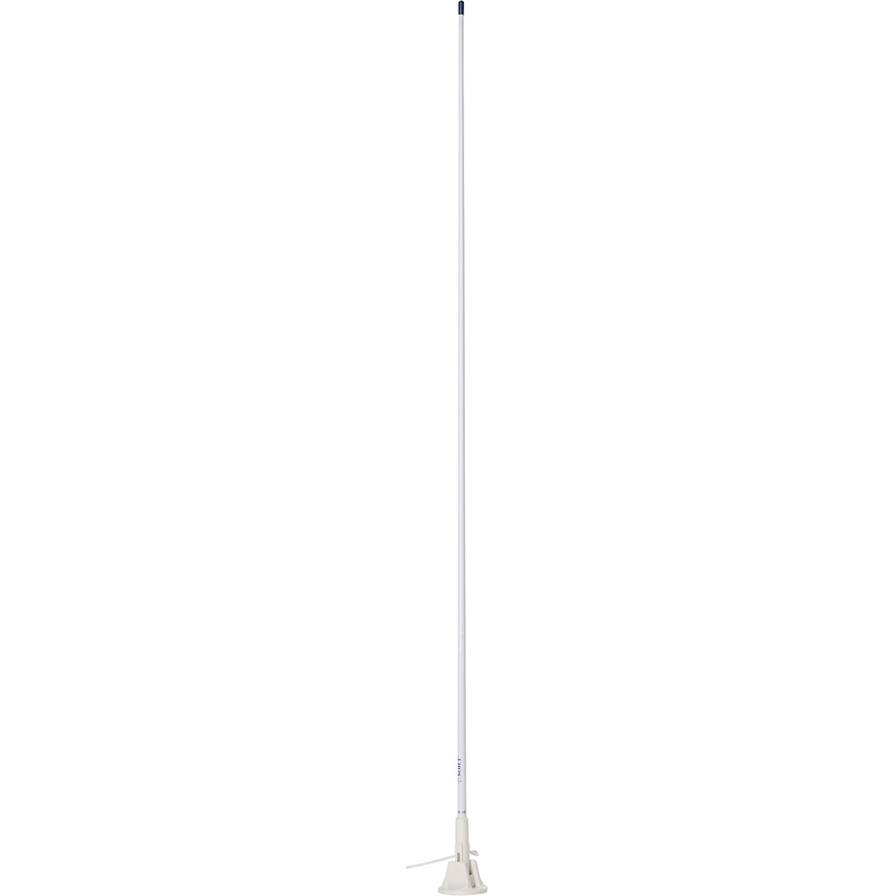 Scout 5' White VHF Antenna 3dB Lift &amp; Lay Mount w/5M RG-58