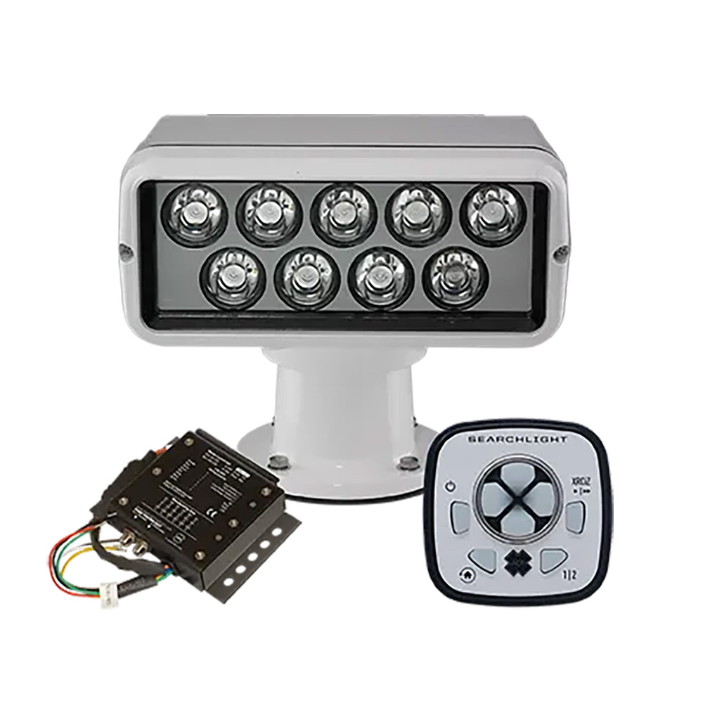 ACR RCL-100 LED White Searchlight w/URP-103 Wired Point Pad & URC-104 ...