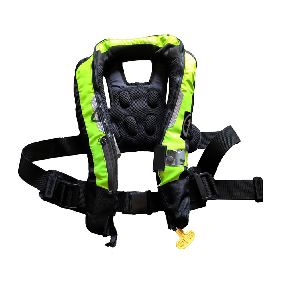 First Watch Auto/Manual Convertible 38g Inflatable PFD - Hi-Vis Yellow First+Watch+Auto%2fManual+Convertible+38g+Inflatable+PFD+-+Hi-Vis+Yellow