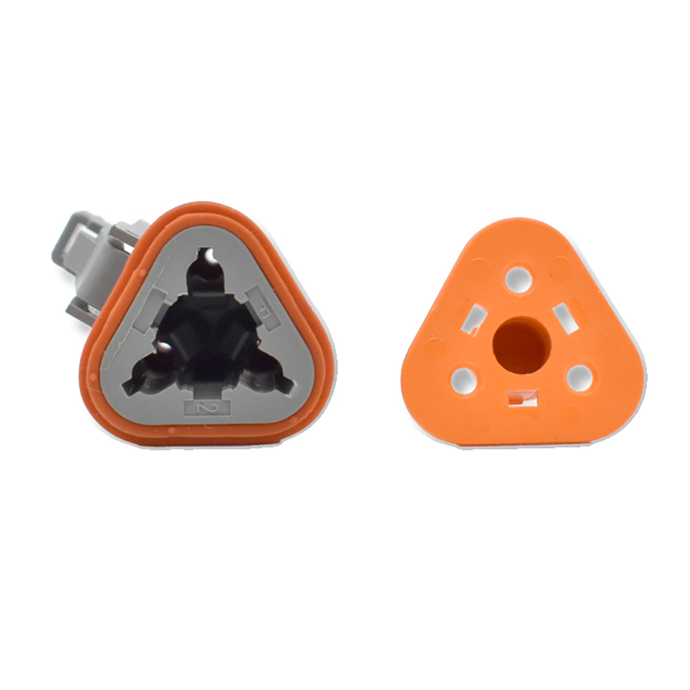 Bluewater 3 Position Female Deutsch Connector with Wedge Lock