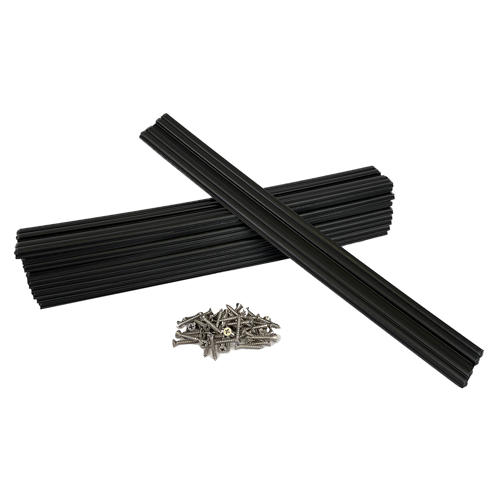 Caliber Marine Slides 1.5"X15" Black 10-PACK