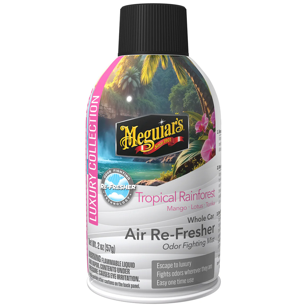 Meguiar's Tropical Rainforest Whole Car Air Re-Fresher Aerosol - 2 Ounce