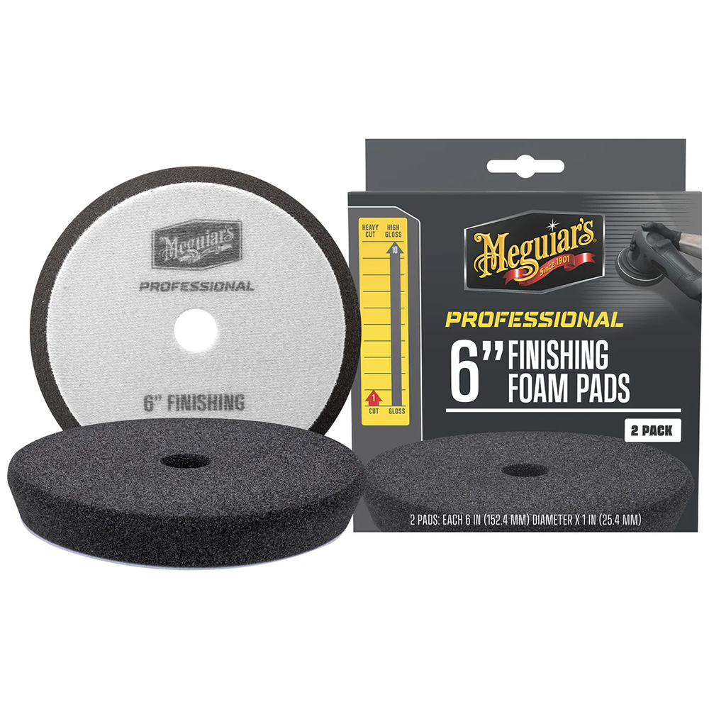 Meguiar's Professional 6" Foam Finishing Pads 2-PACK