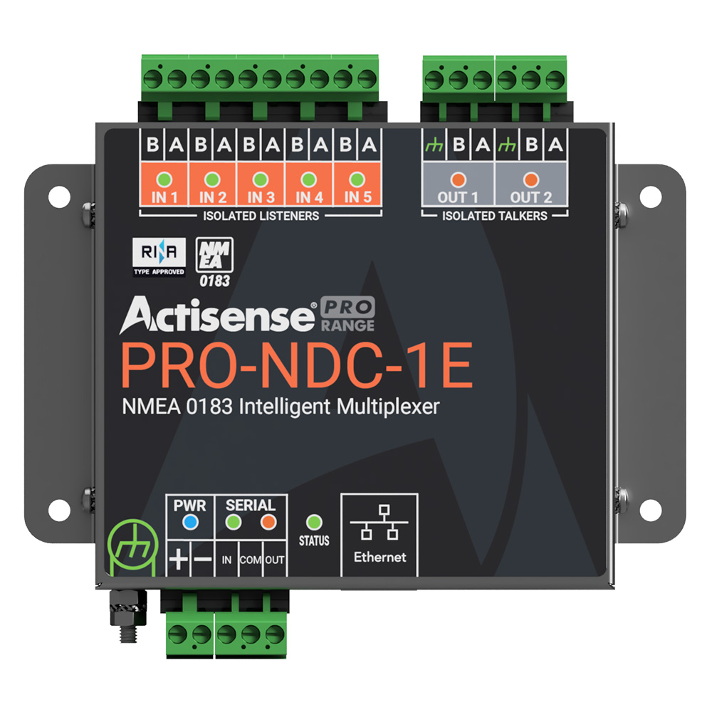 Actisense PRO NMEA 0183 Multiplexer - 5 Inputs &amp; 2 ISO-Drive Outputs, Ethernet &amp; Serial Connections