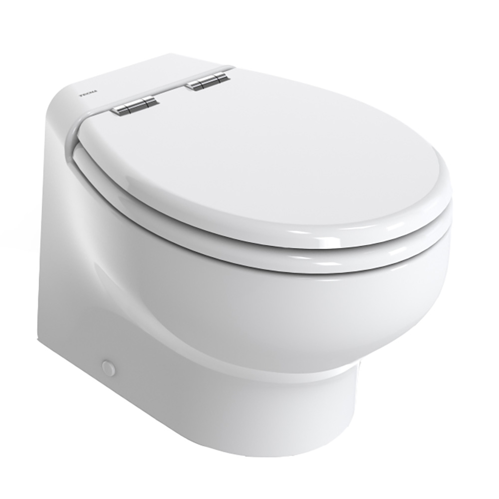 Thetford Silence Plus 2G w/Wood Polyester Soft Close Seat &amp; Standard Solenoid - Short, White - 12V