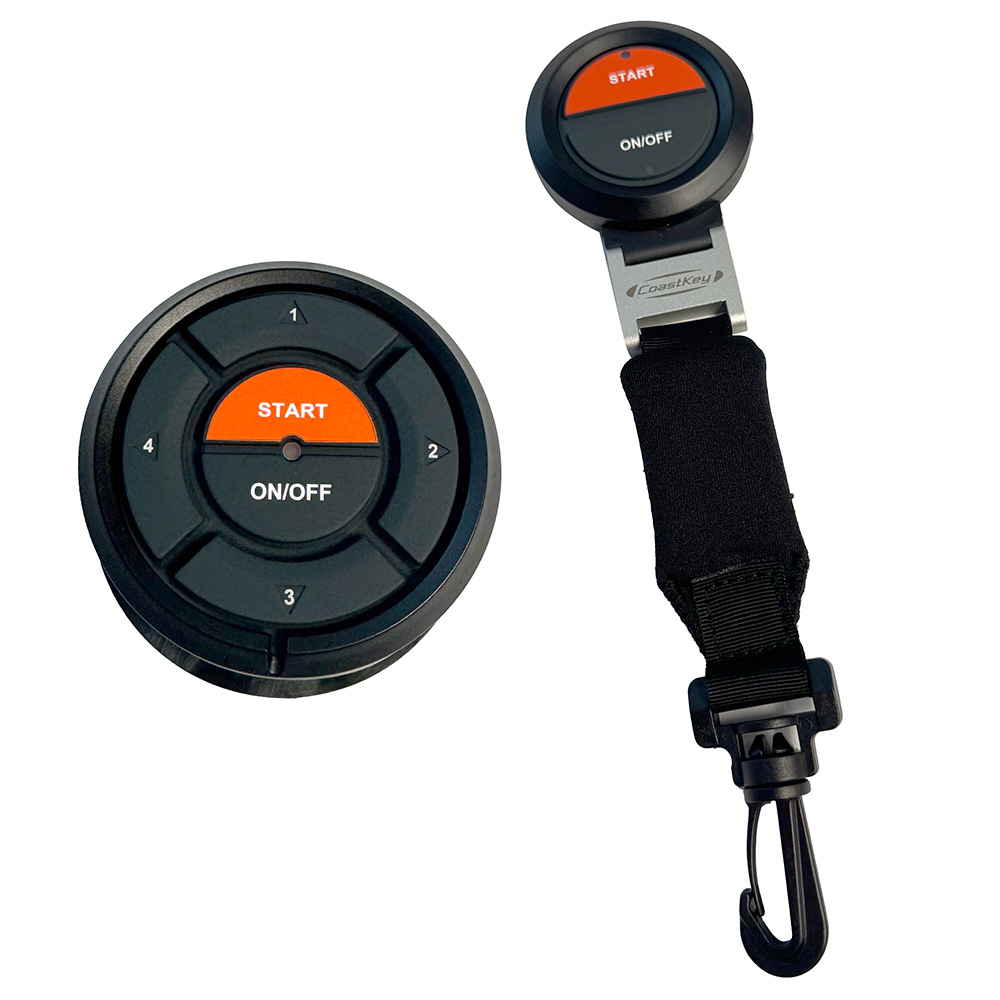 CoastKey Standard Triple Mercury Engine Keyless Ignition w/Keyless Stop/Start, Remote Stop/Start, &amp; Ecos