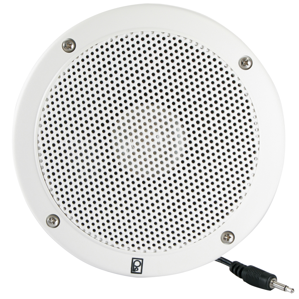 Poly-Planar 5&quot; VHF Extension Speaker (Single) - Flush Mount - White CD-11219