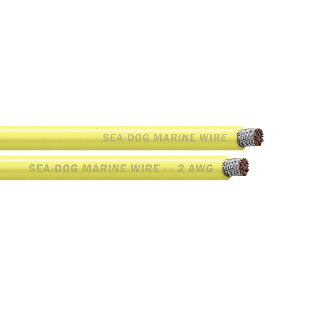 Sea-Dog 2 AWG Yellow Battery Cable - 50'