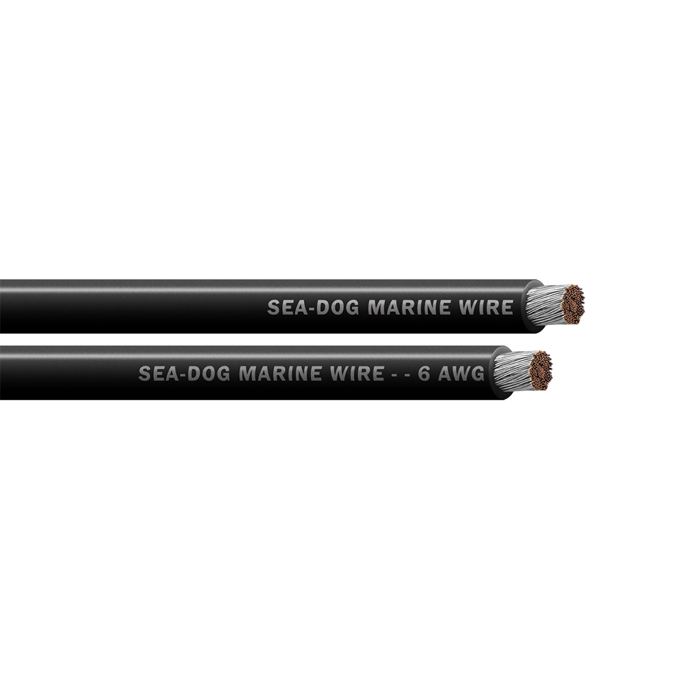 Sea-Dog 6 AWG Black Battery Cable - 750'