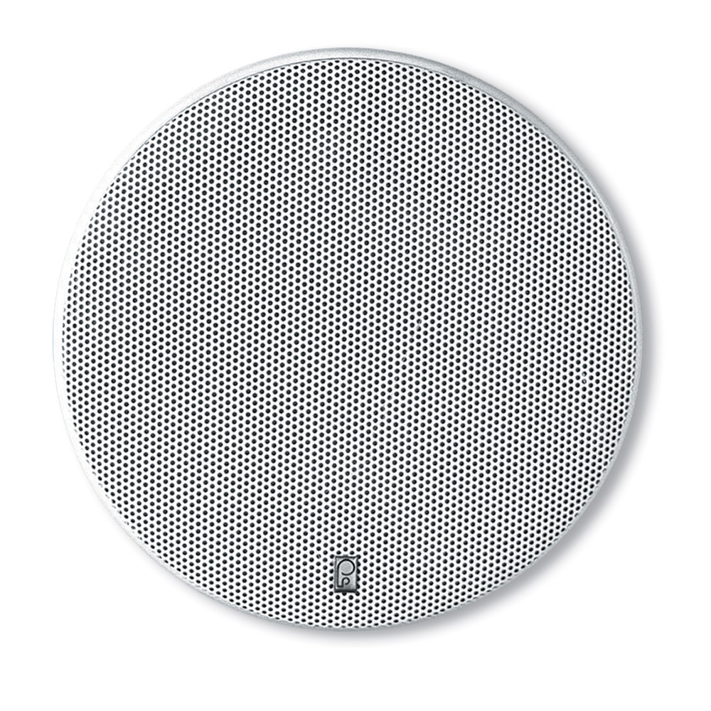 Poly-Planar 8&quot; Platinum Round Marine Speaker - (Pair) White CD-11230