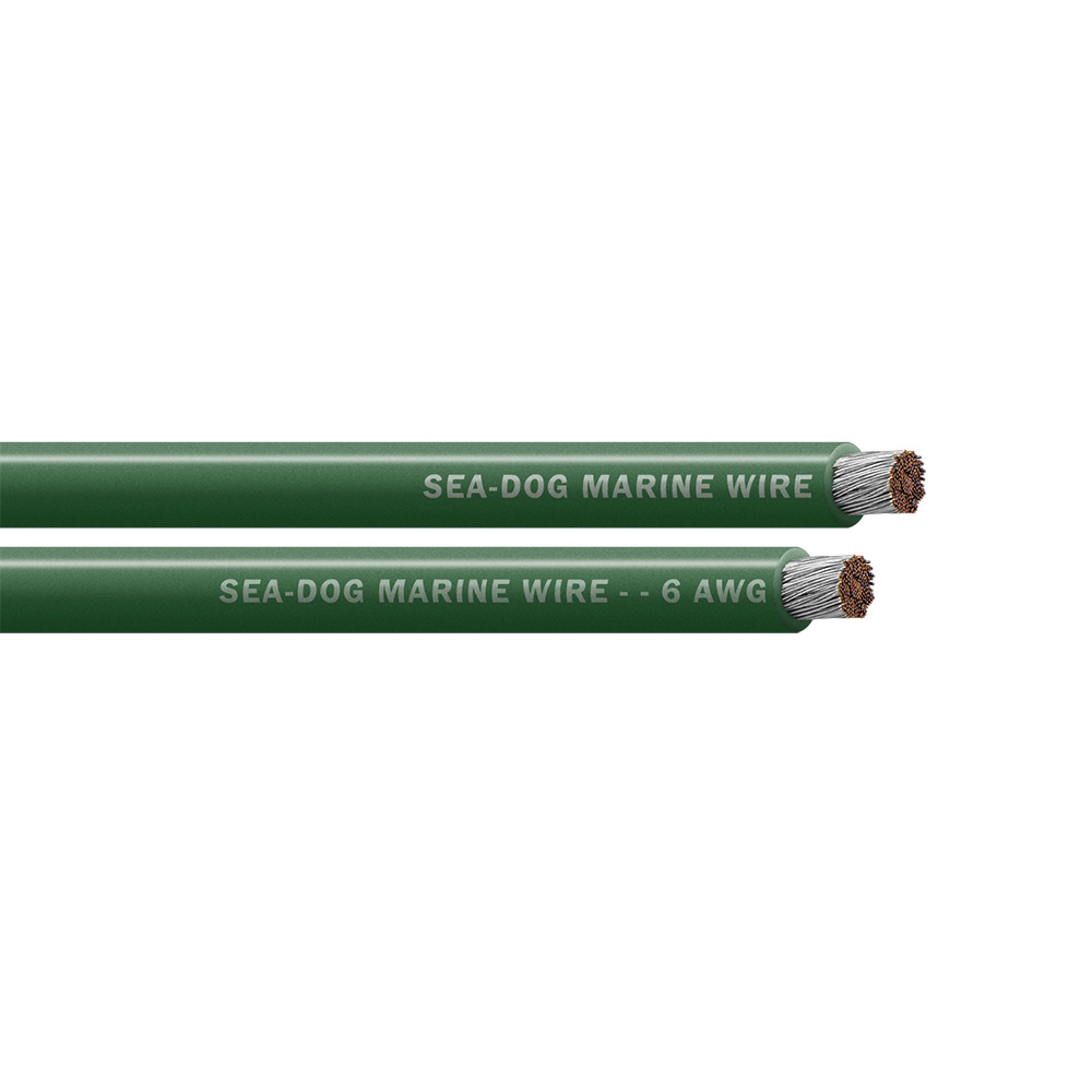 Sea-Dog 6 AWG Green Battery Cable - 750'
