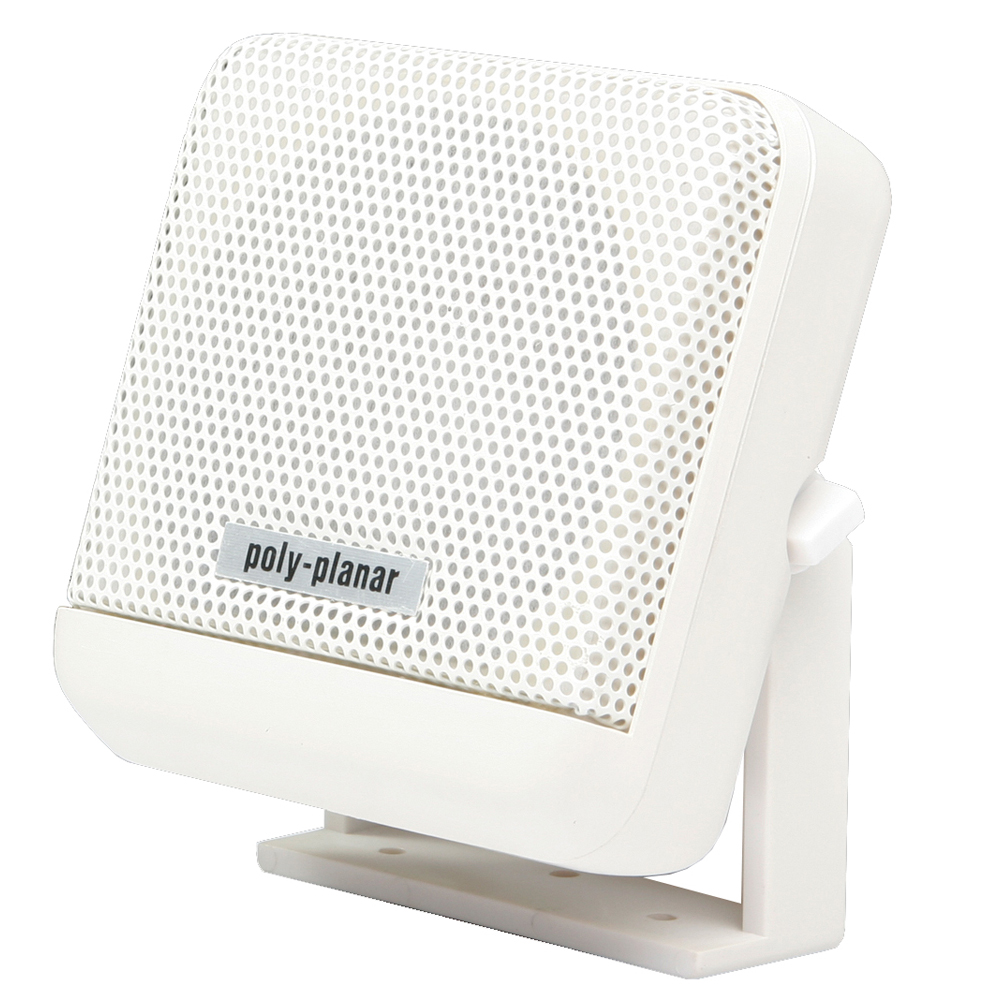 PolyPlanar VHF Extension Speaker -10W Surface Mount - (Single) White - MB41W