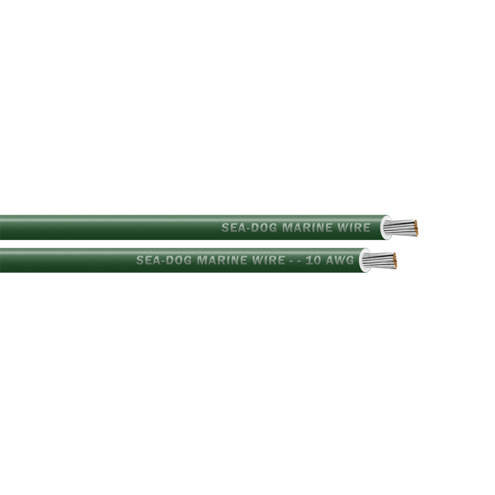 Sea-Dog 10 AWG Green Primary Wire - 250'