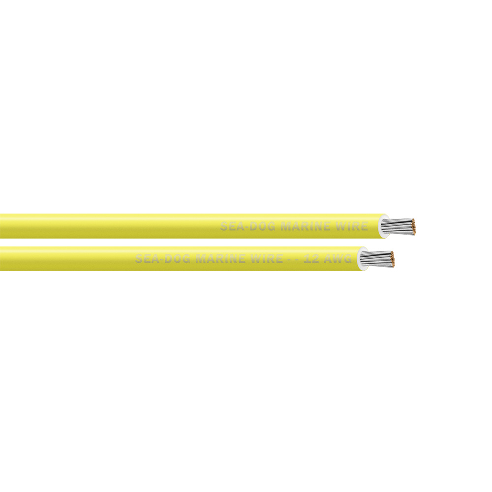 Sea-Dog 12 AWG Yellow Primary Wire - 400'