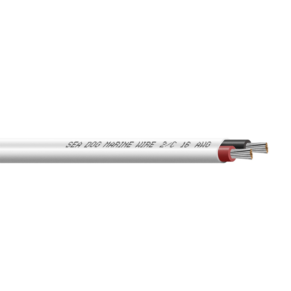 Sea-Dog 18/2 AWG Flat Duplex Wire Red/Black - 500'