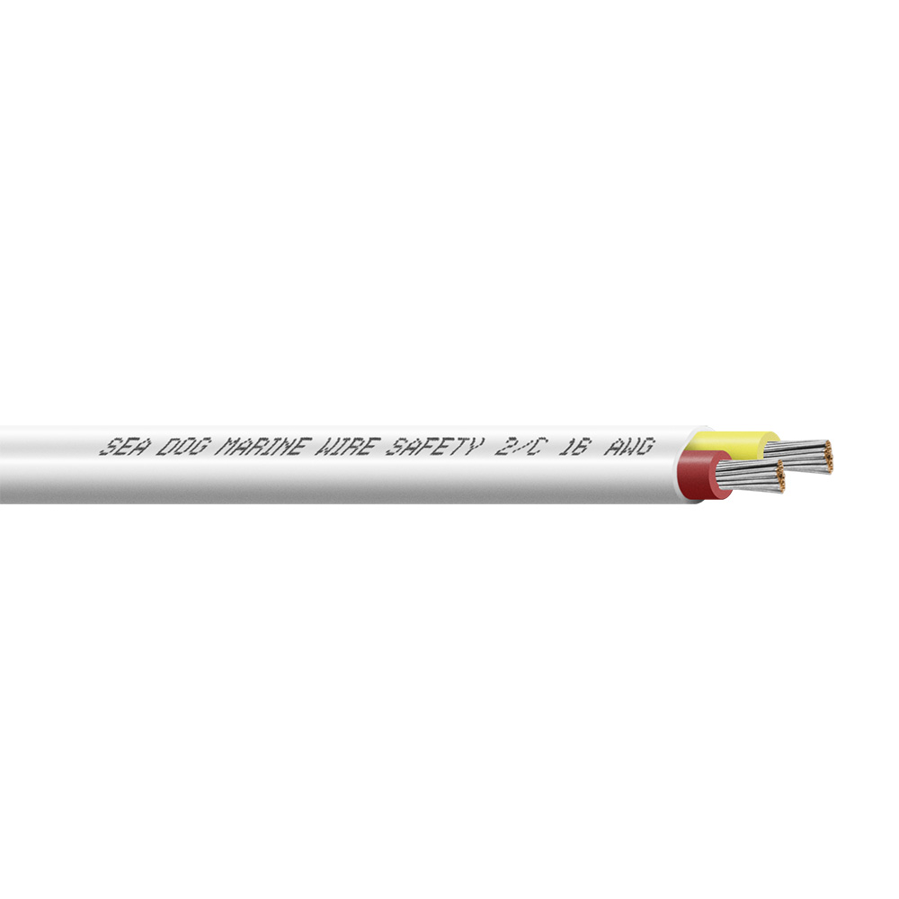 Sea-Dog 18/2 AWG Flat Duplex Safety Wire - Red/Yellow - 500'