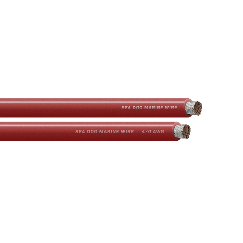 Sea-Dog 4/0 AWG Red Battery Cable - 100'