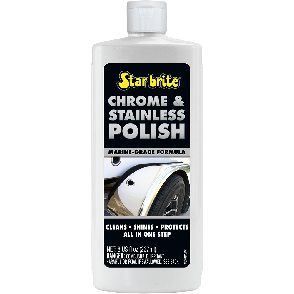 Star brite Chrome &amp; Stainless Polish - Marine Grade Formula - 8 oz