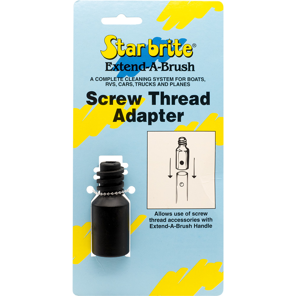 Star brite Screw Thread Adapter f/Extend-A-Brush Handles