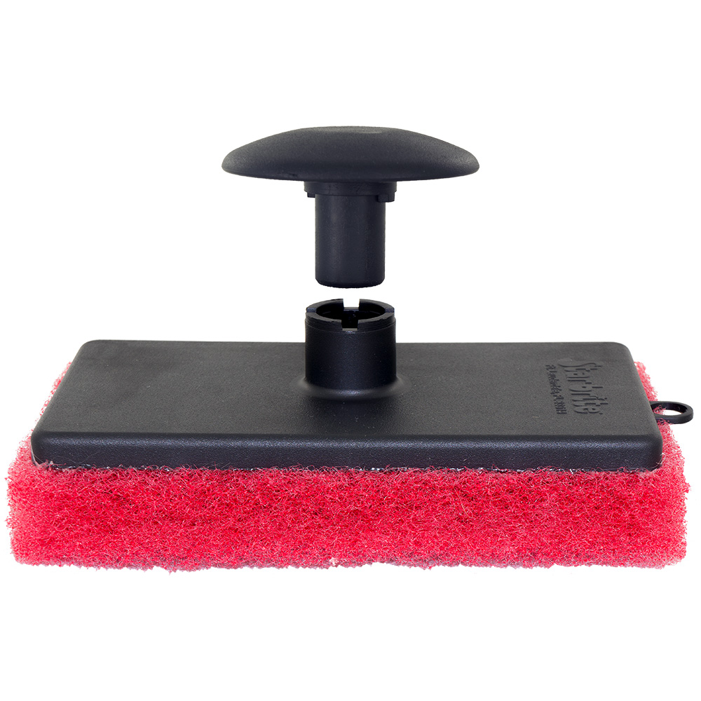 Star brite All-Purpose Medium (Red) Scrubber Pad - Ergonomic Handle