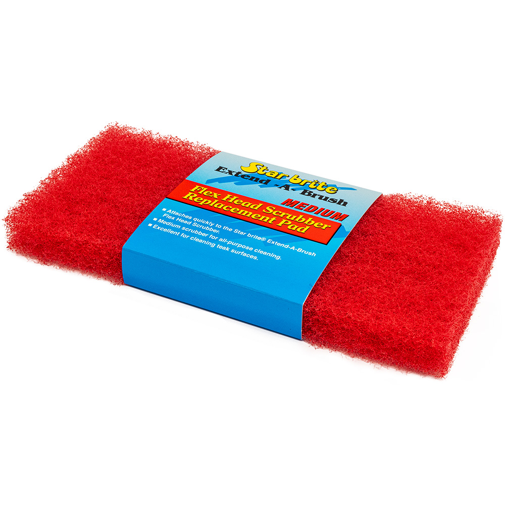 Star brite Large Scrub Red Pad - Medium Texture