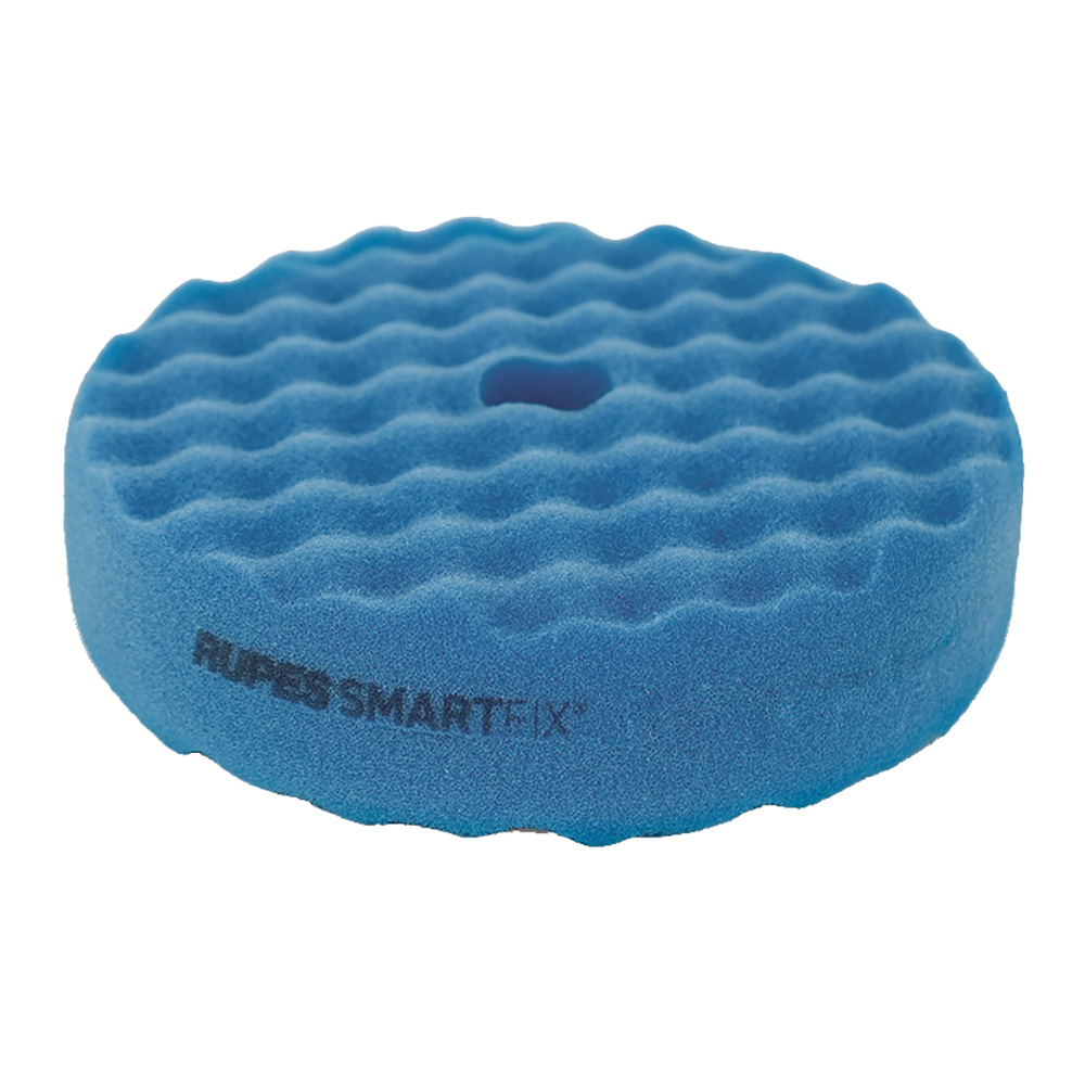 RUPES SMARTFIX&reg; Double-Sided Coarse Foam Pad - 180mm - Blue