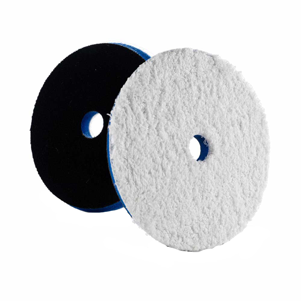 Lake Country HDO Heavy Cutting Microfiber Pad 6.5" - Blue Foam w/White Microfiber Lake+Country+HDO+Heavy+Cutting+Microfiber+Pad+6.5%22+-+Blue+Foam+w%2fWhite+Microfiber