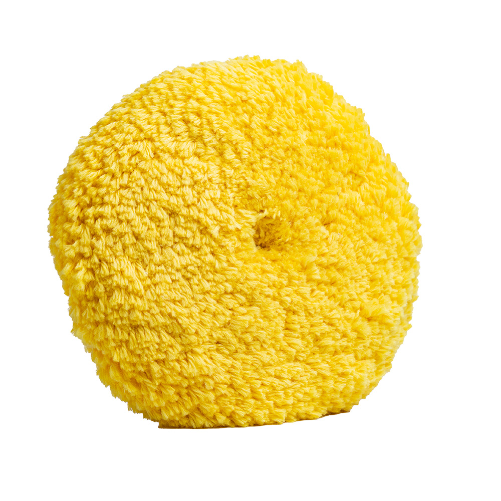 Lake Country Yellow Twisted Acrylic &amp; Wool Pad 8" x 1.5" Quick Disconnect