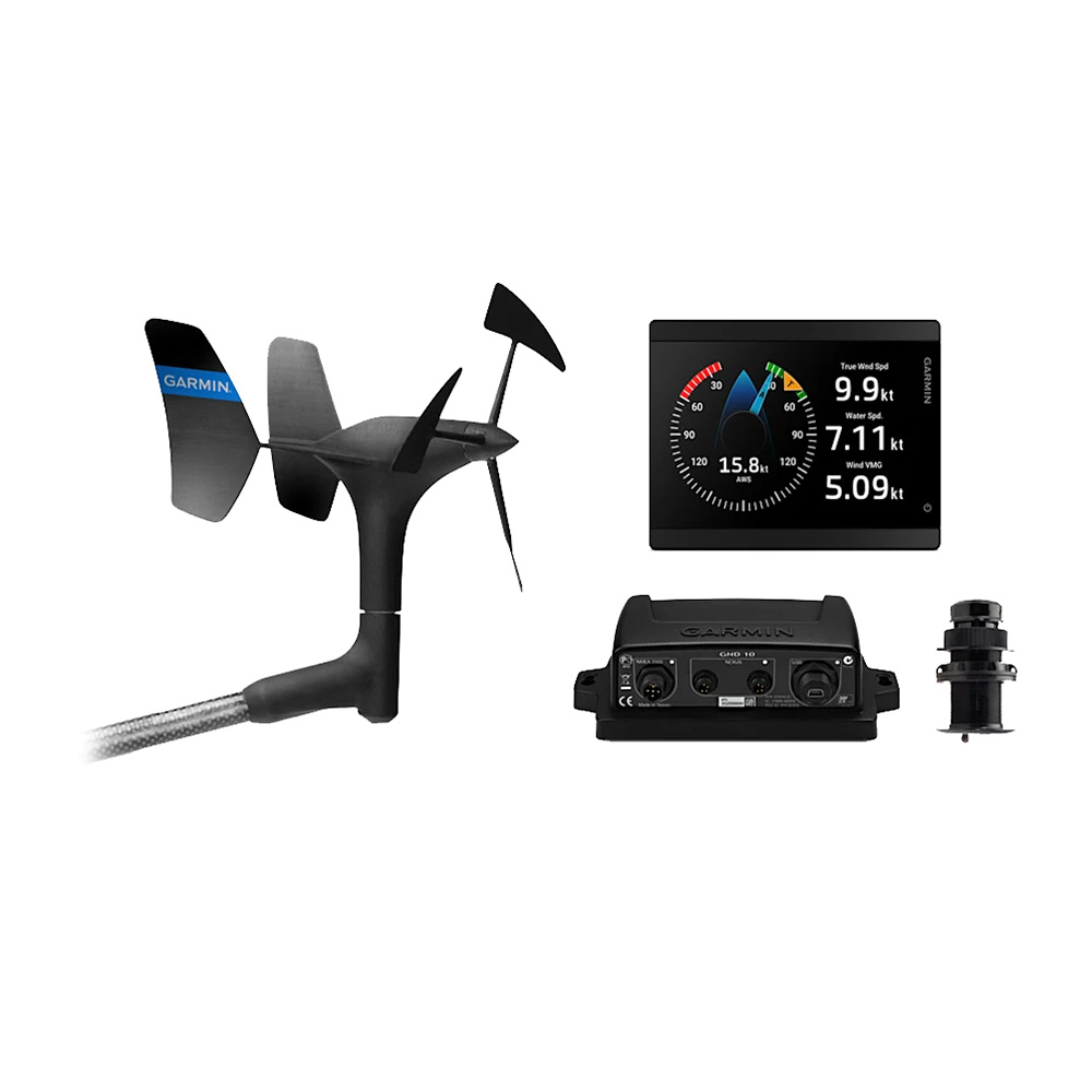 Garmin GMI 40 Wired Sail Pack - 52mm - GMI 40 Marine Instrument; gWind&trade; Wired &amp; DST820 Transducers