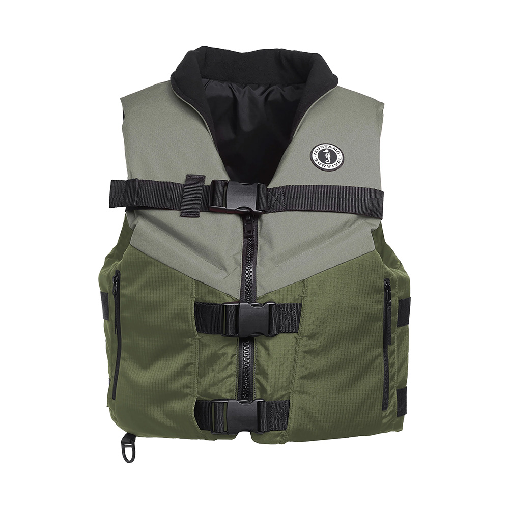 Mustang Accel Foam Vest - Green/Grey - XXXL