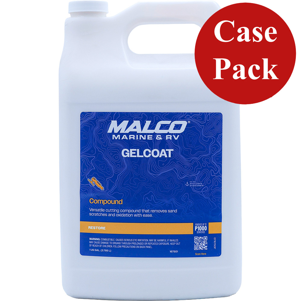 Malco GelCoat Compound - 1 Gallon *Case of 4