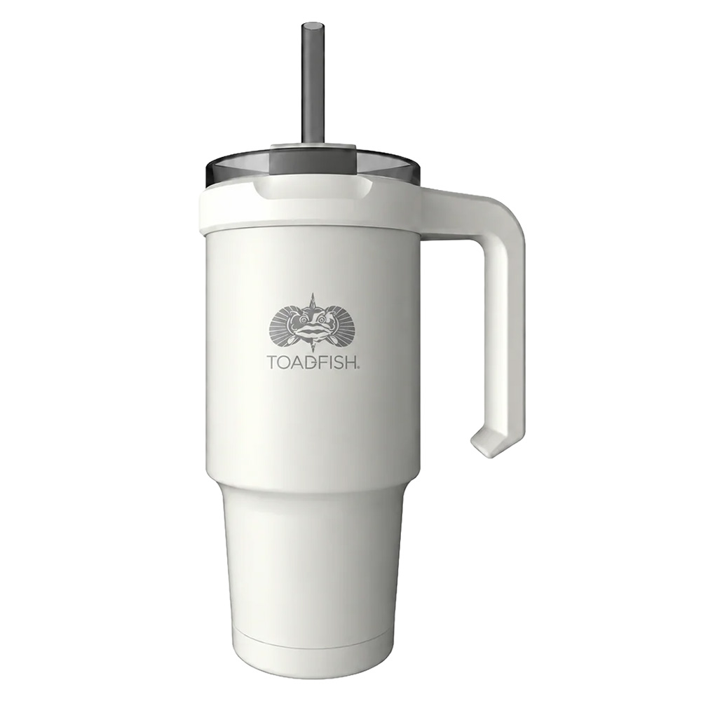 Toadfish SmartGrip Tumbler Non-Tip - 24oz - White