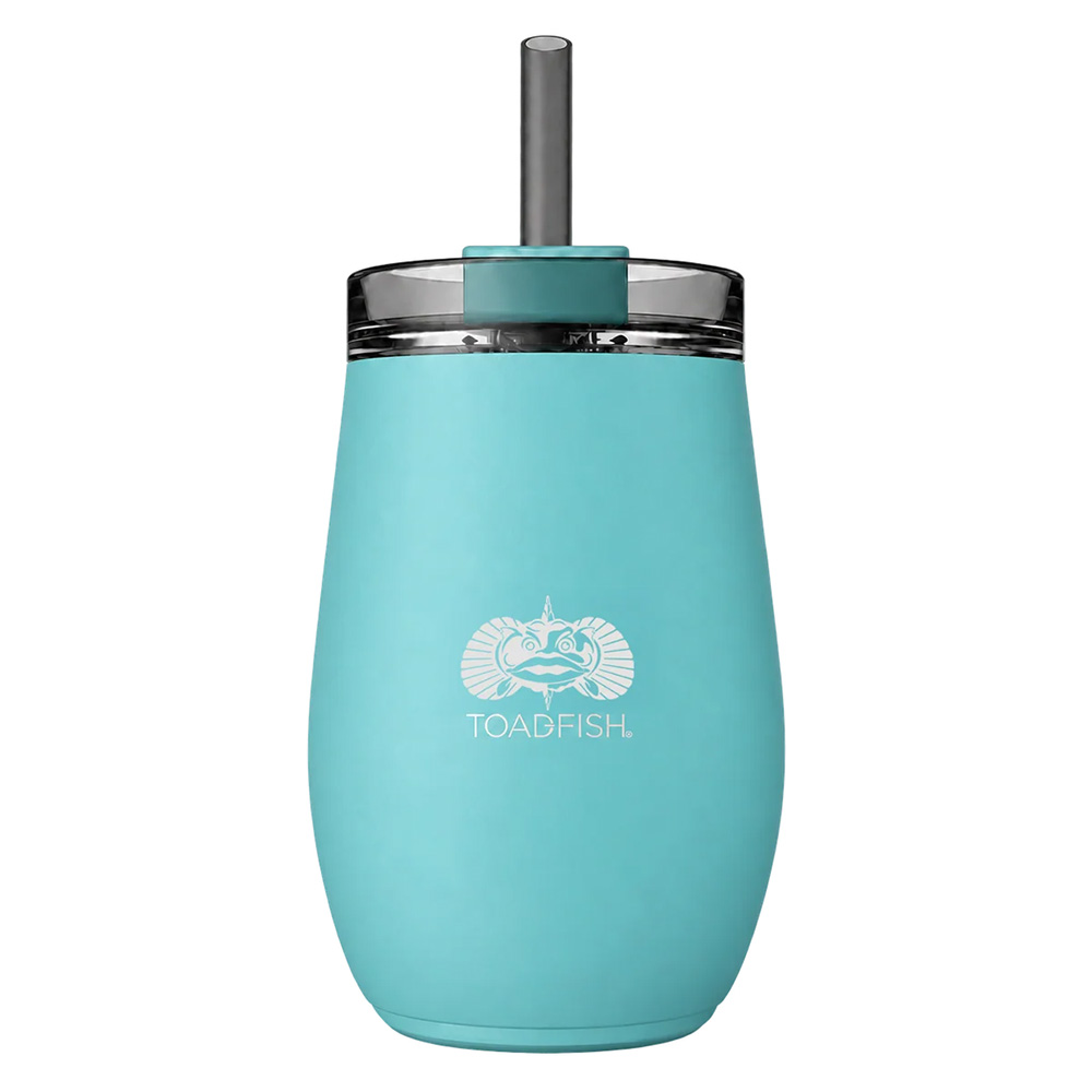 Toadfish 10oz Teal Non Tip Tumbler Smartgrip Lid