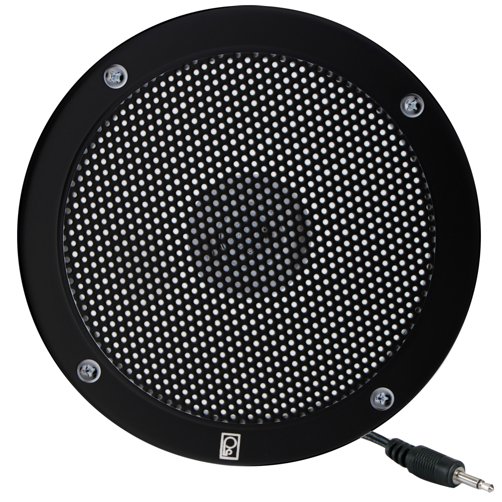 Poly-Planar 5&quot; VHF Extension Speaker - Flush Mount - (Single) Black CD-12286