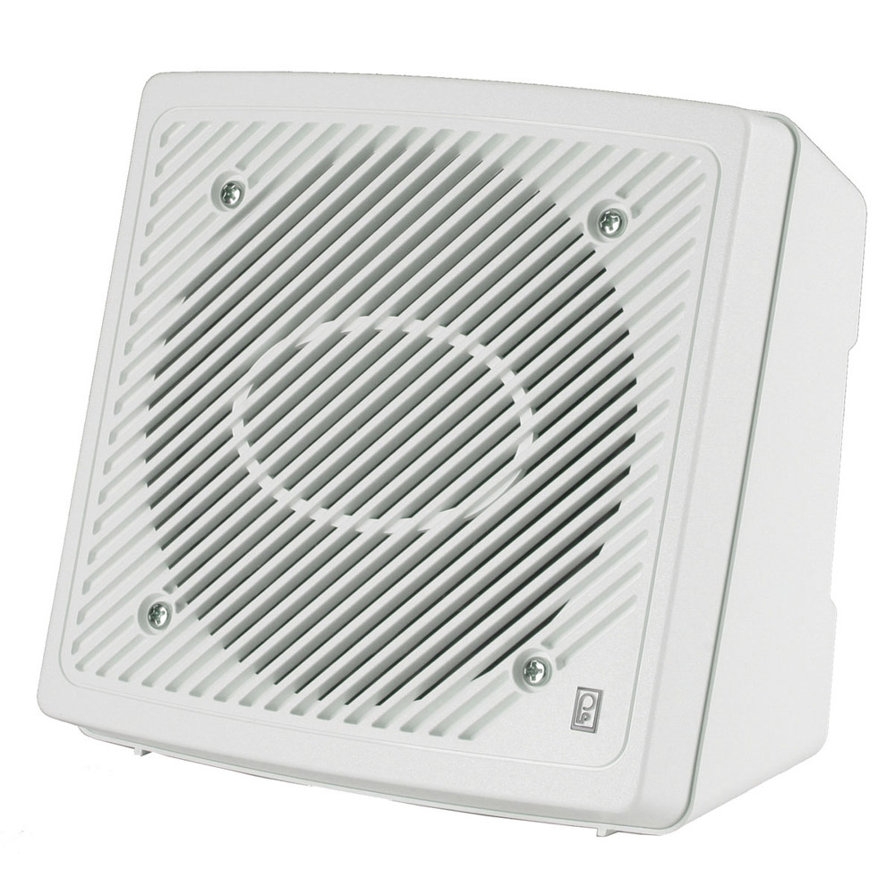 Poly-Planar 5.25&quot; Premium Enclosed Flush 2-Way Marine Speaker - (Pair) White CD-13381