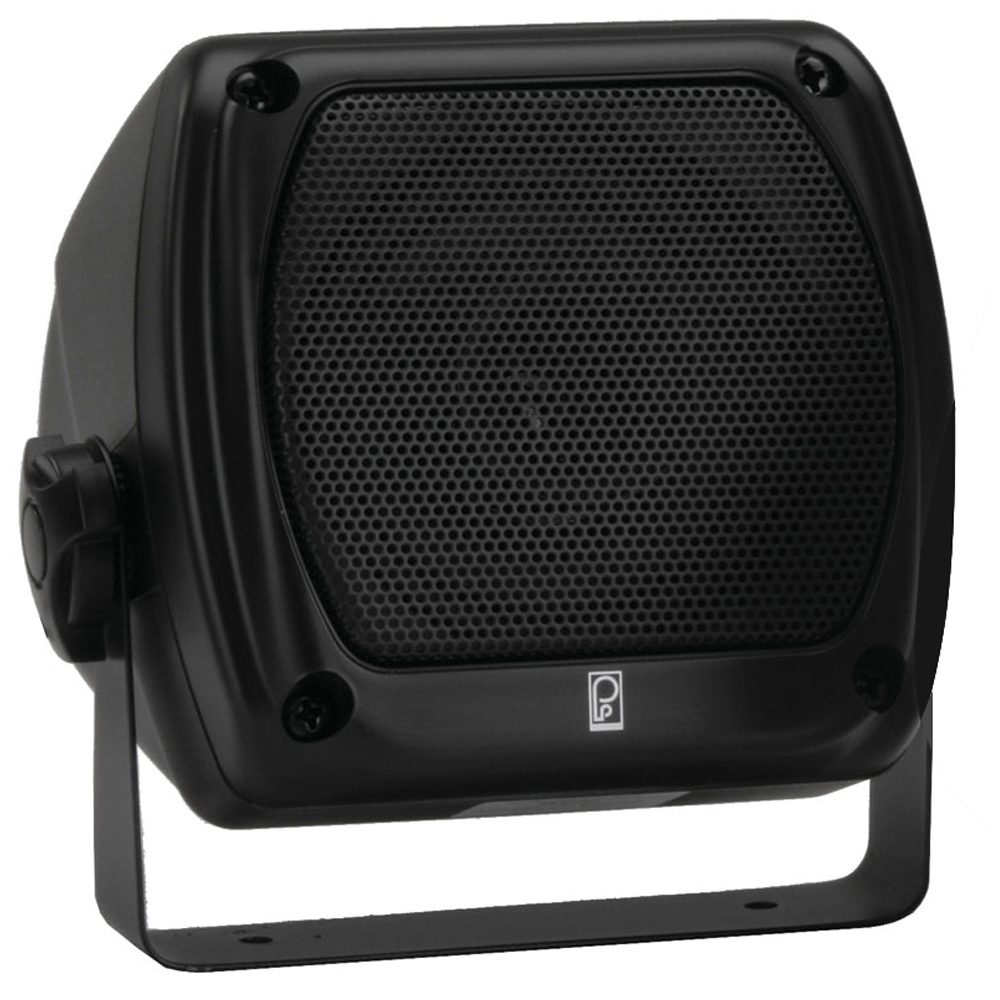 image for Poly-Planar MA-840 80 Watt Subcompact Box Speaker – Black