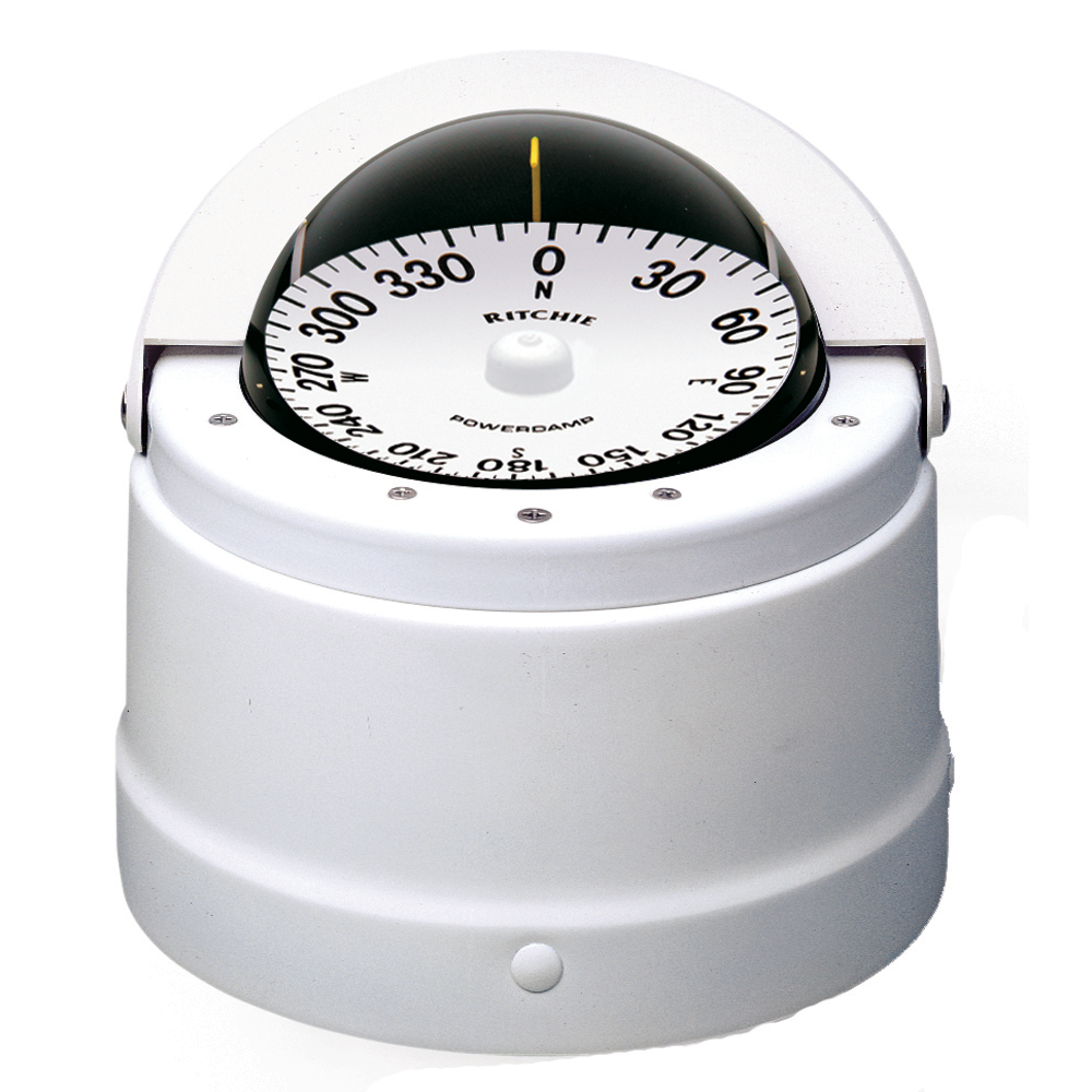 Ritchie DNW-200 Navigator Compass - Binnacle Mount - White CD-17029