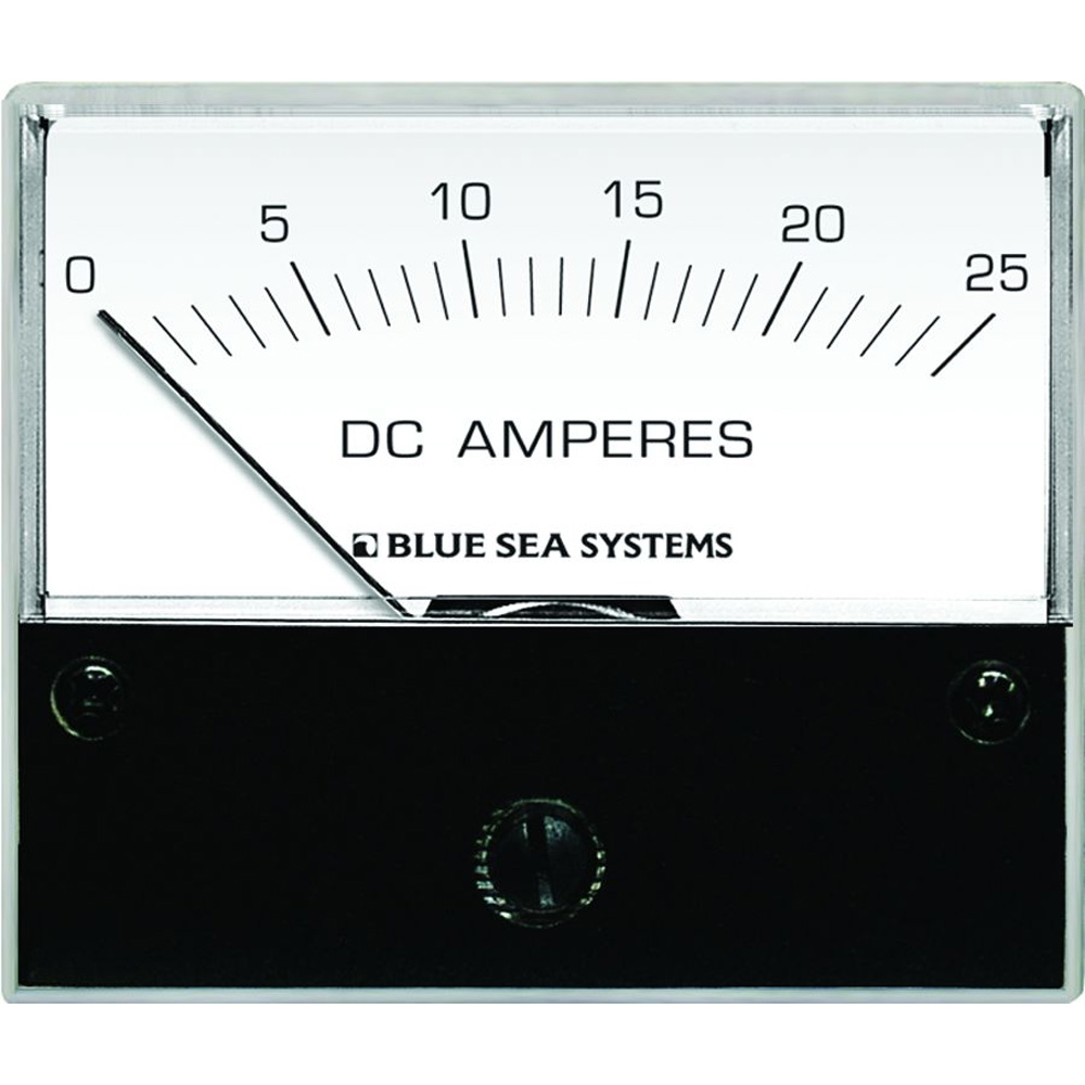 image for Blue Sea 8005 DC Analog Ammeter – 2-3/4″ Face, 0-25 Amperes DC