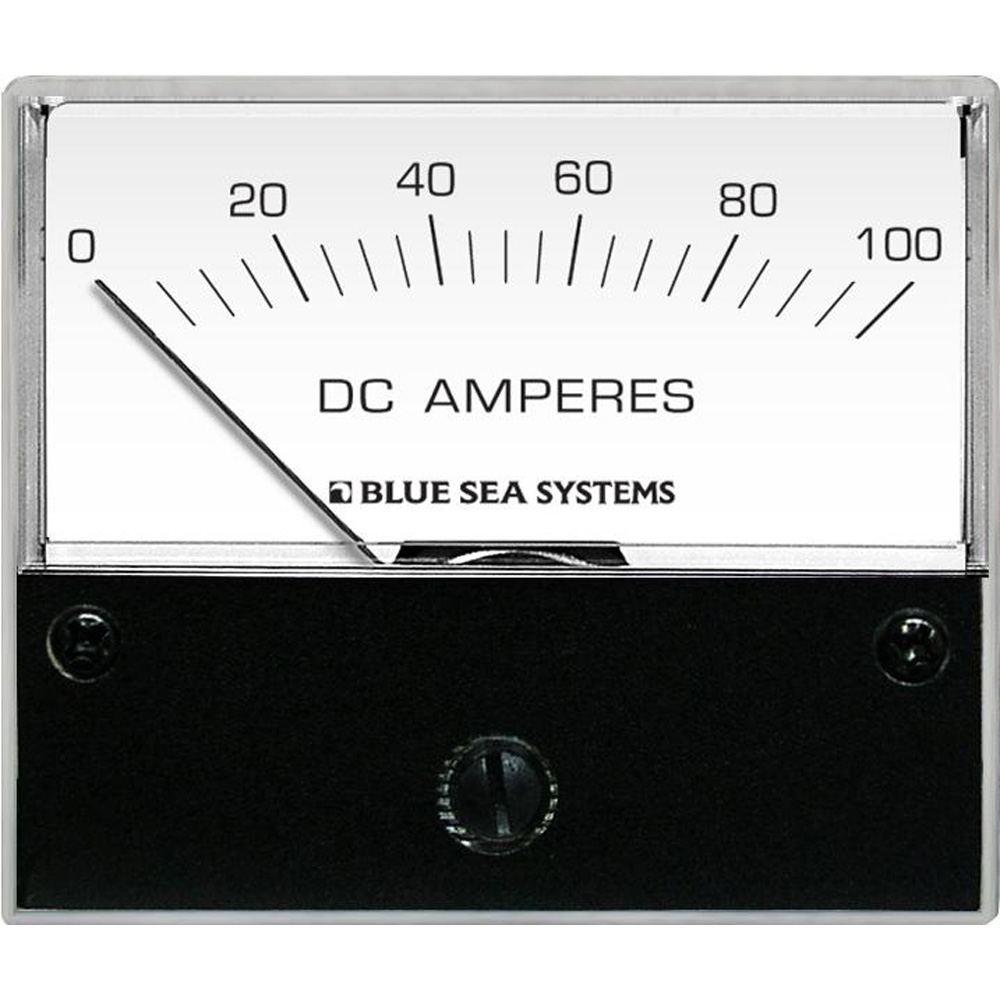 image for Blue Sea 8017 DC Analog Ammeter – 2-3/4″ Face, 0-100 Amperes DC