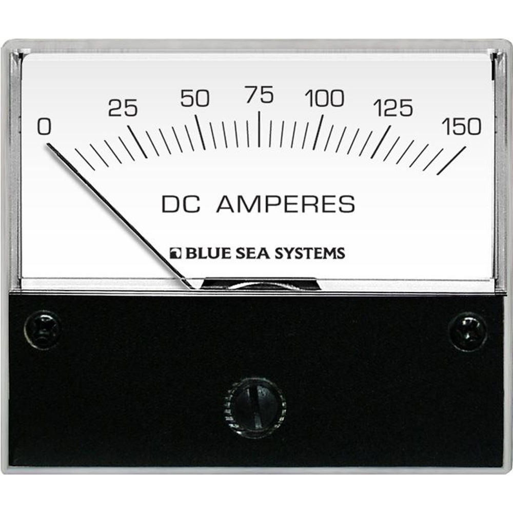 image for Blue Sea 8018 DC Analog Ammeter – 2-3/4″ Face, 0-150 Amperes DC
