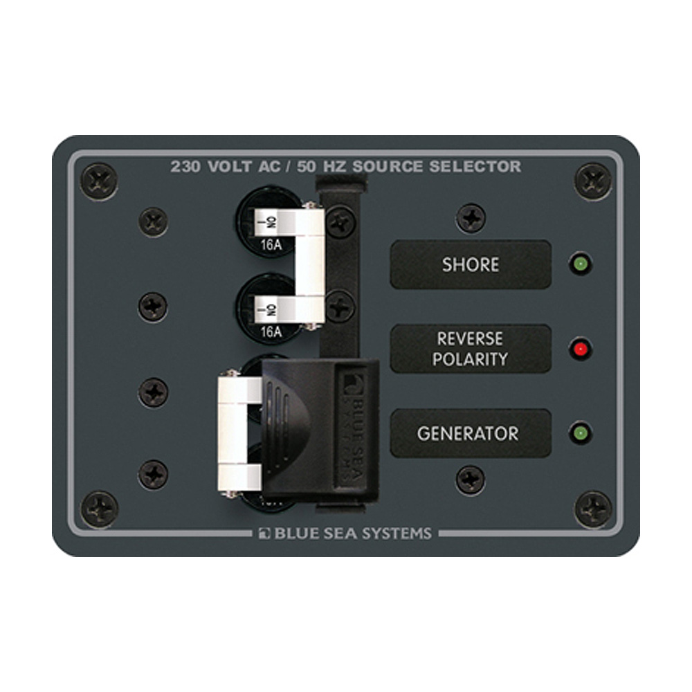 Blue Sea 8132 AC Toggle Source Selector (230V) - 2 Sources CD-20703
