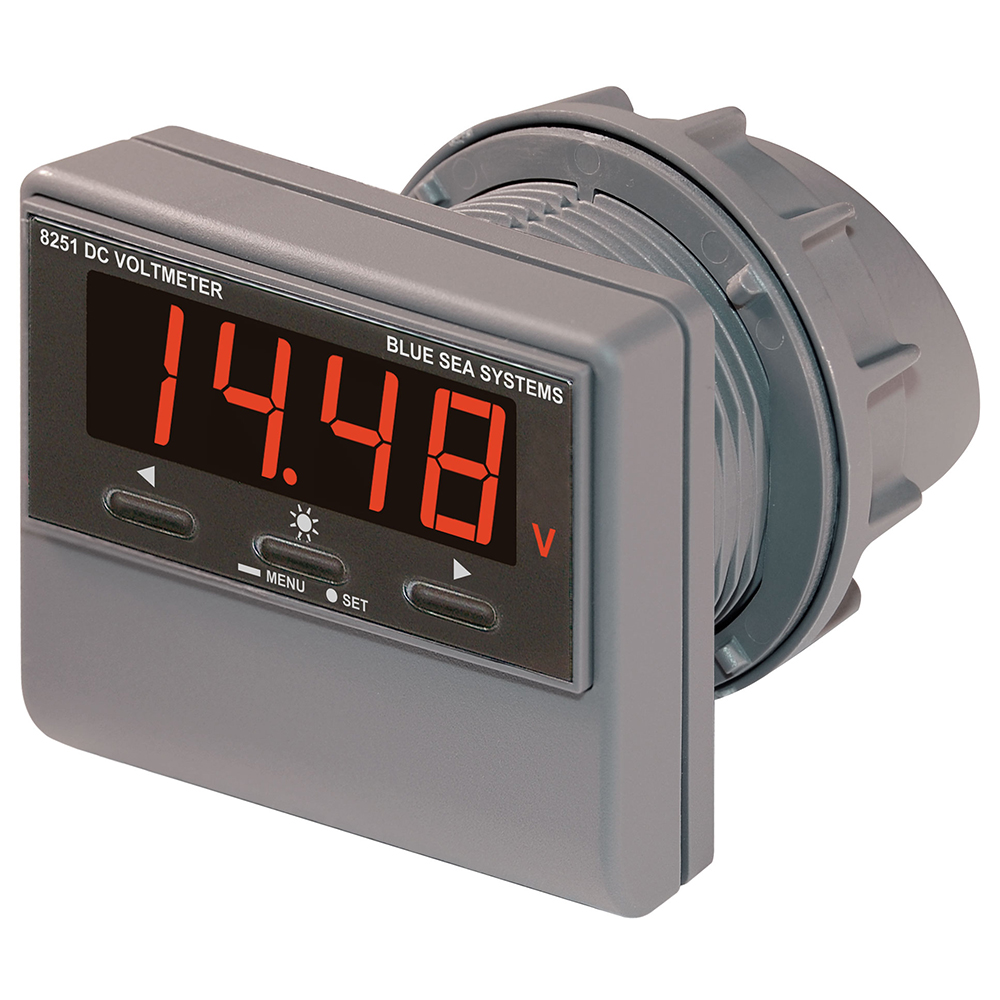 image for Blue Sea 8251 DC Digital Voltmeter w/Alarm