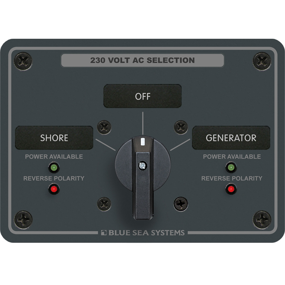 Blue Sea 8359 AC Rotary Switch Panel 30 Ampere Positions OFF, Pole  $237.37