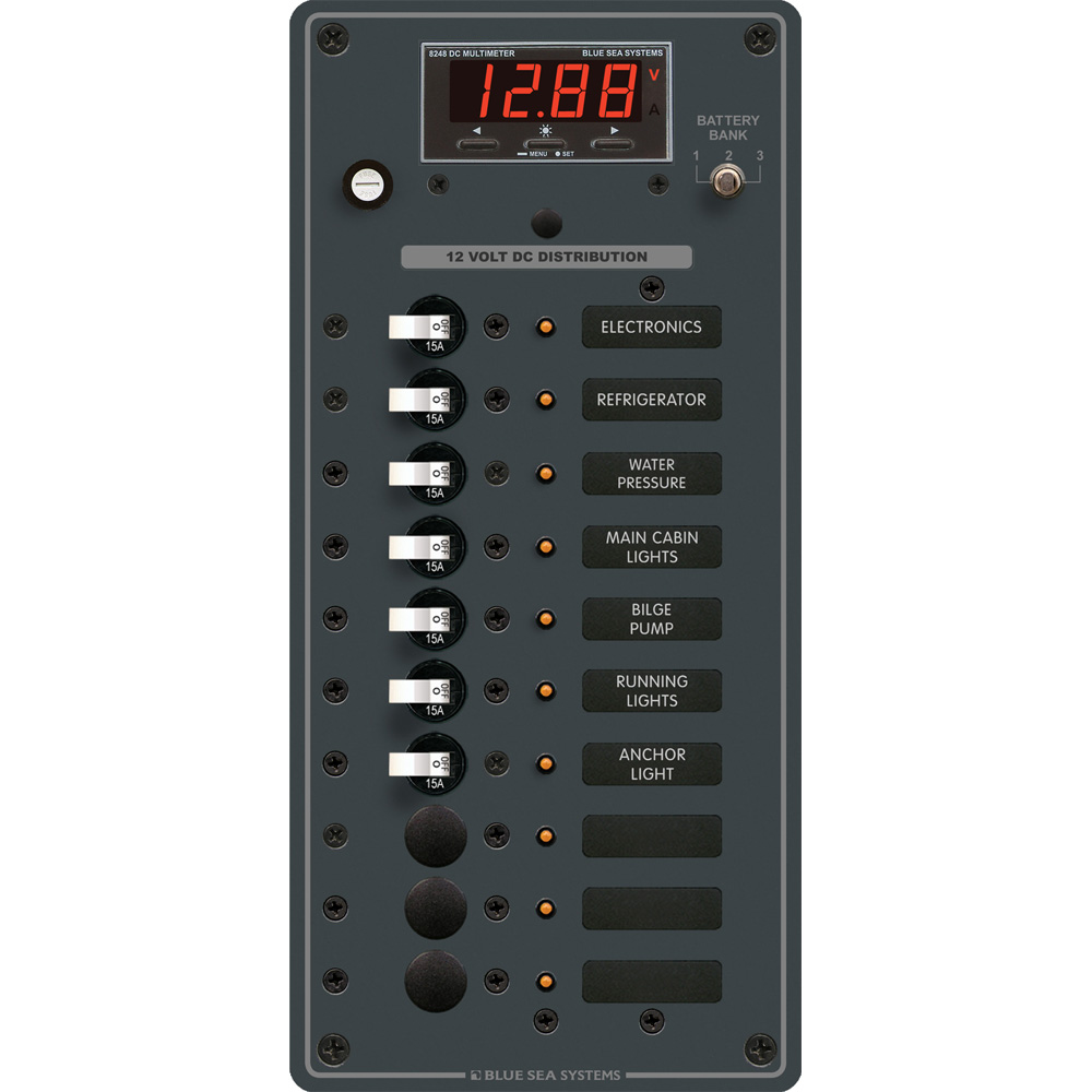 Blue Sea 8402 DC 10 Position w/Multi-Function Meter $765.58