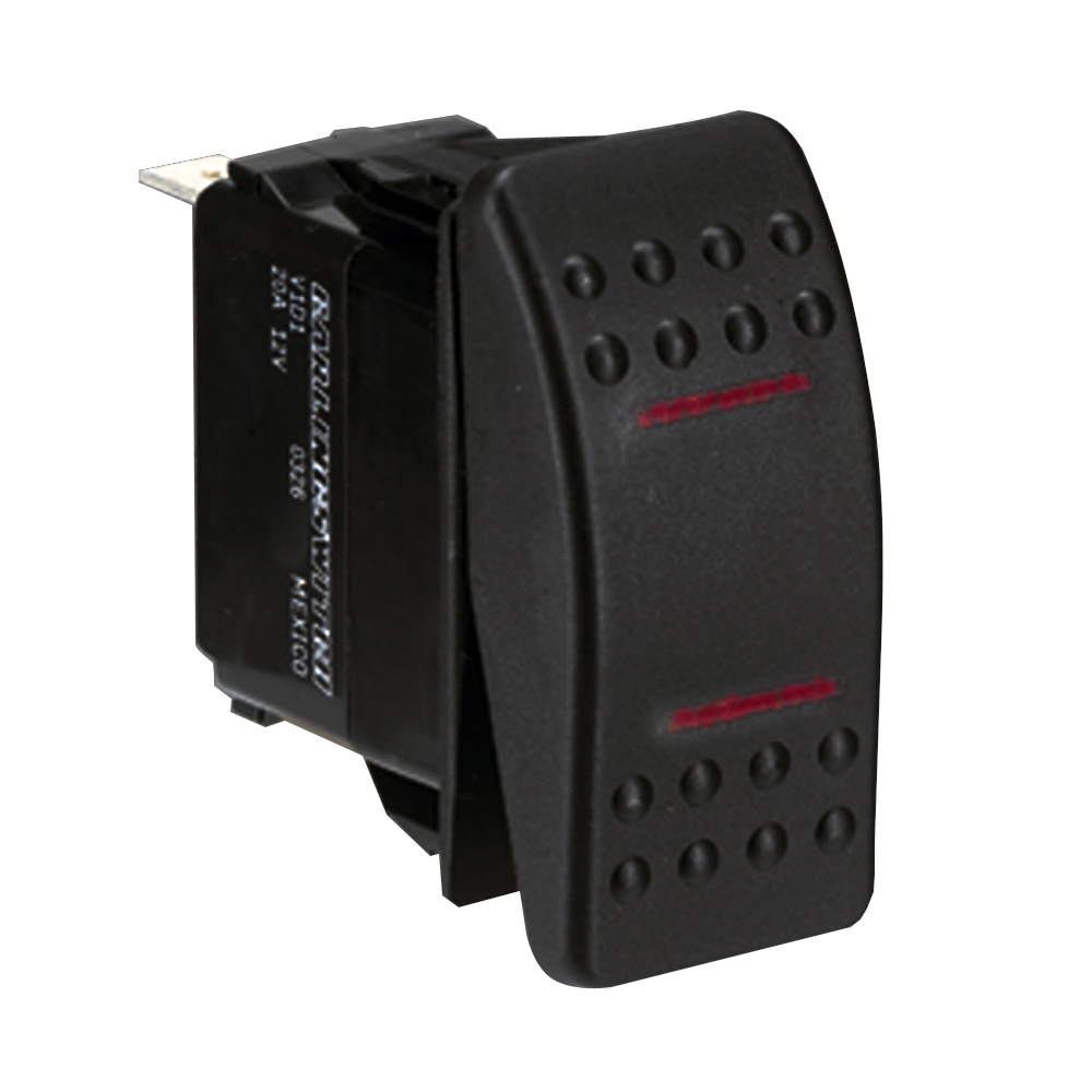 Paneltronics Switch SPDT Black On/Off/On Rocker - 001-700