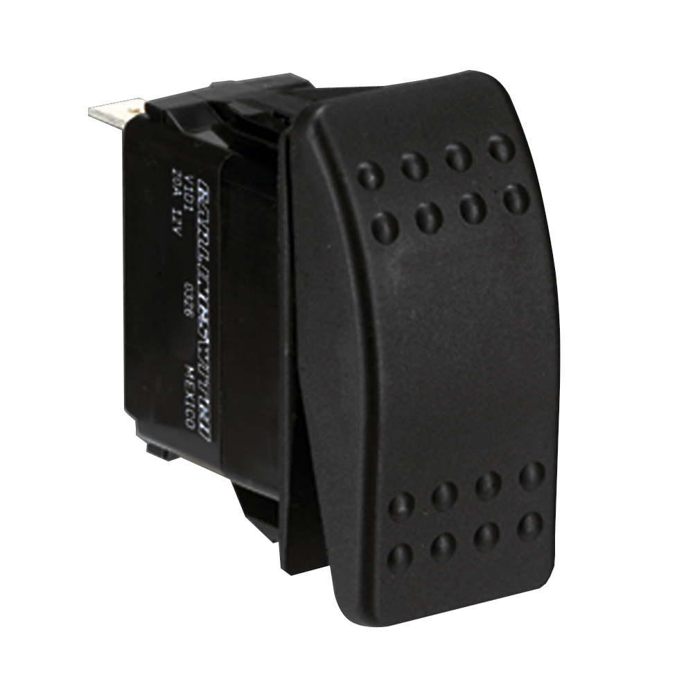 Paneltronics Switch DPDT Black On/Off/On Waterproof Rocker - 001-699